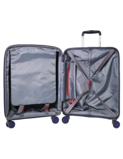 PIERRE CARDIN Normandy Cabin Hard Shell Suitcase 55cm in Lilac