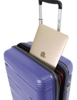 PIERRE CARDIN Normandy Cabin Hard Shell Suitcase 55cm in Lilac
