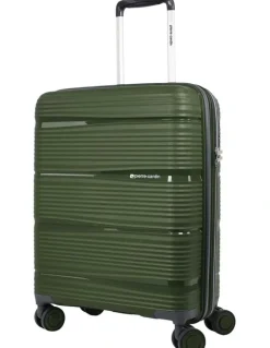 PIERRE CARDIN Normandy Cabin Hard Shell Suitcase 55cm in Green