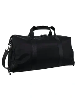 PIERRE CARDIN Nylon Adventure Overnight Bag in Black