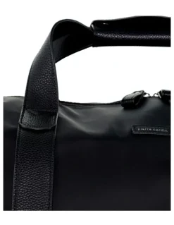 PIERRE CARDIN Nylon Adventure Overnight Bag in Black