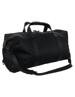 PIERRE CARDIN Nylon Adventure Overnight Bag in Black