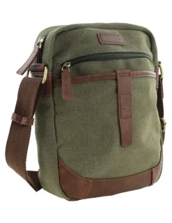 Pierre Cardin Pierre Cardin Canvas Crossbody Bag in Brown