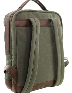 PIERRE CARDIN Pierre Cardin Canvas Backpack in Brown