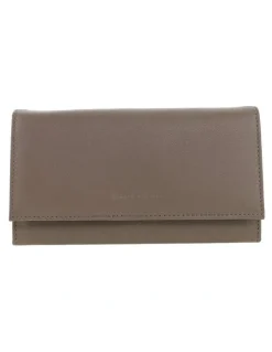 PIERRE CARDIN Pierre Cardin Genuine Leather Wallet in Taupe