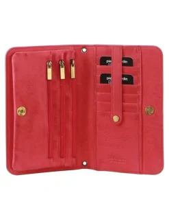 PIERRE CARDIN Pierre Cardin Genuine Leather Clutch/Wallet Bag in Pink