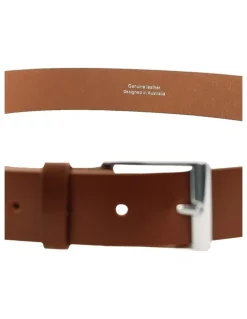PIERRE CARDIN Pierre Cardin Genuine Leather Belt MEDIUM 110cm in Cognac