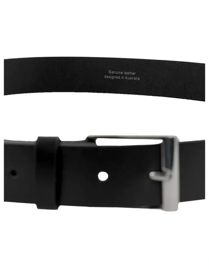 PIERRE CARDIN Pierre Cardin Genuine Leather Belt MEDIUM 110cm in Black