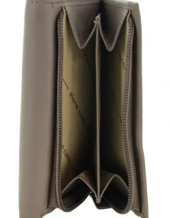 PIERRE CARDIN Pierre Cardin Italian Leather Tri-Fold Wallet in Taupe