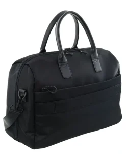 PIERRE CARDIN Pierre Cardin Luxe Nylon Carry On Bag in Black