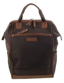PIERRE CARDIN Pierre Cardin 2-Tone Lite Backpack in Chocolate