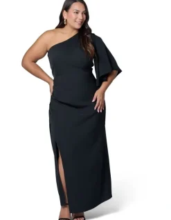 Pink Dusk by Curve Project Angel Eyes Maxi Dress