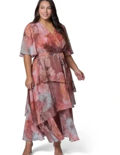 Pink Dusk by Curve Project Hypnotic Maxi Dress