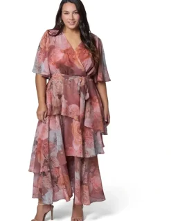 Pink Dusk by Curve Project Hypnotic Maxi Dress