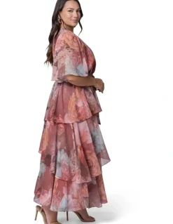 Pink Dusk by Curve Project Hypnotic Maxi Dress