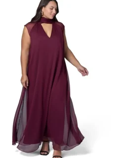 Pink Dusk by Curve Project Intoxicating Maxi Dress