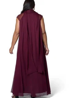 Pink Dusk by Curve Project Intoxicating Maxi Dress
