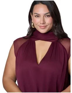 Pink Dusk by Curve Project Intoxicating Maxi Dress