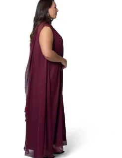 Pink Dusk by Curve Project Intoxicating Maxi Dress