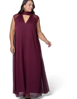 Pink Dusk by Curve Project Intoxicating Maxi Dress