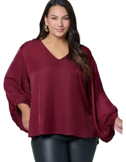 Pink Dusk by Curve Project Lover Boy Blouse