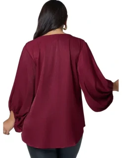 Pink Dusk by Curve Project Lover Boy Blouse