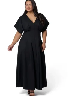 Pink Dusk by Curve Project Magnetic Pull Maxi Dress