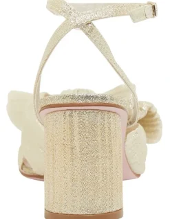 Pink Inc Secret Light Silver Shimmer Sandals
