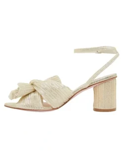 Pink Inc Surge Light Silver Shimmer Sandals