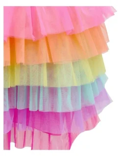 Pink Poppy Fairy Butterfly Friends Dress in Multi