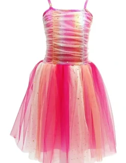 Pink Poppy Vibrant Vacation Party Dress in Pink