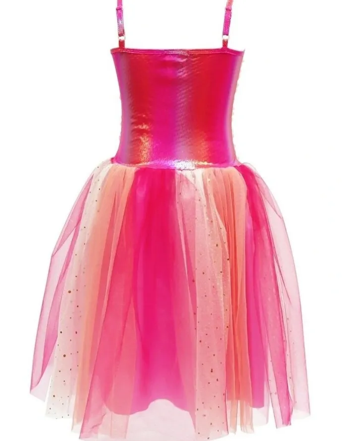 Pink Poppy Vibrant Vacation Party Dress in Pink