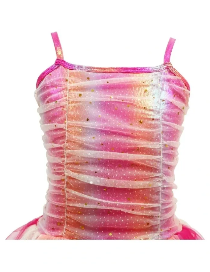 Pink Poppy Vibrant Vacation Party Dress in Pink