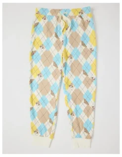 PJ Club PJ Club Cosy Knit Babyccino Pyjama in Multicolour