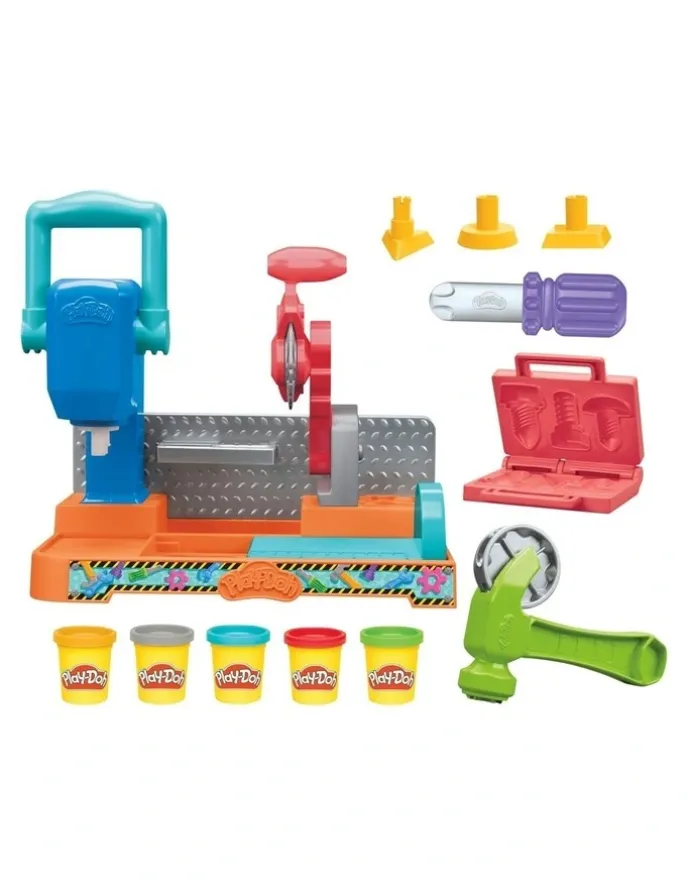 Play-Doh Stamp & Saw Tool Bench Toy