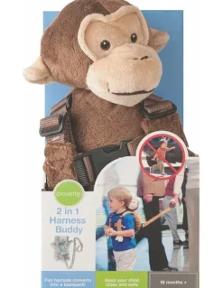 Playette 2 in 1 Harness Buddy Monkey
