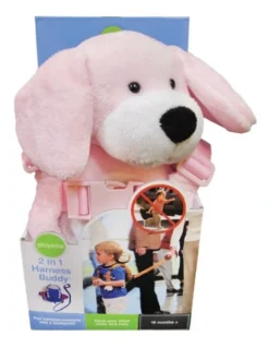 Playette 2 in 1 Harness Buddy Pink Puppy
