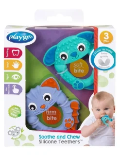 Playgro Soothe And Chew Silicone Teethers Set