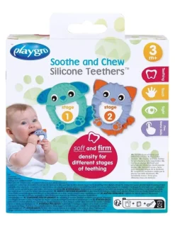 Playgro Soothe And Chew Silicone Teethers Set
