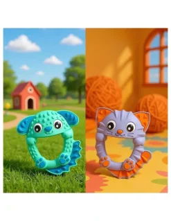 Playgro Soothe And Chew Silicone Teethers Set