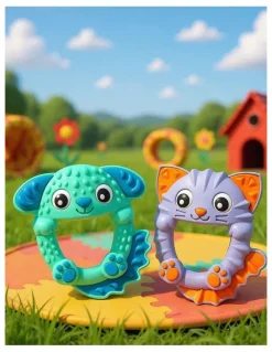 Playgro Soothe And Chew Silicone Teethers Set