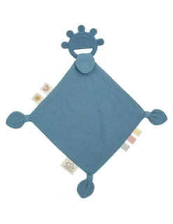 Playground Silicone Comfort Teether in Steel Blue