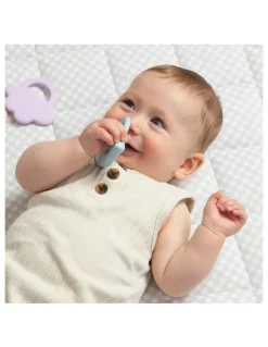 Playground Silicone Teether 2 Pack in Blue