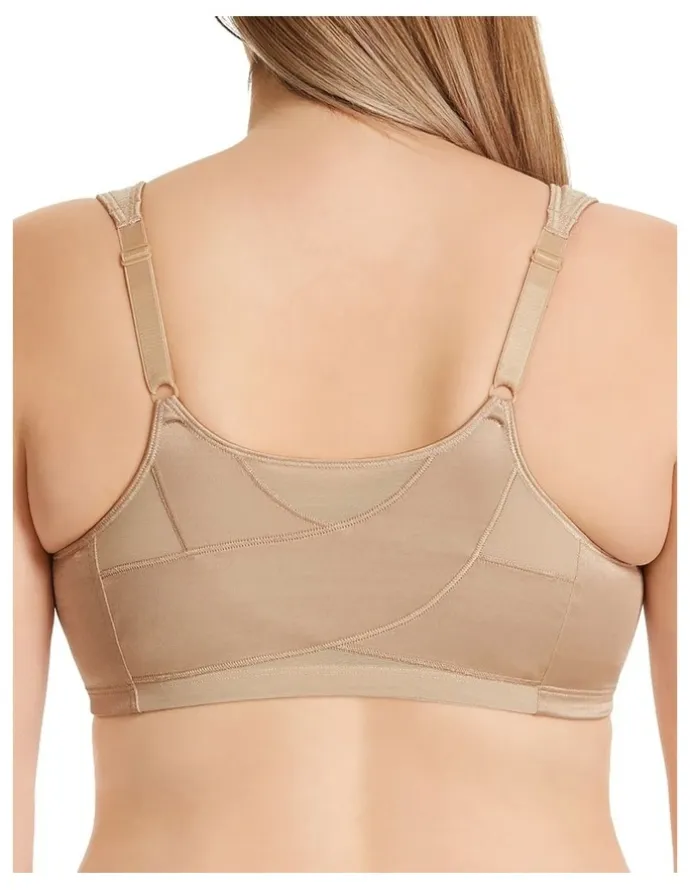Playtex Posture Front Close Bra in Beige