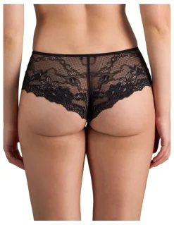 Pleasure State My Fit Lace Brazilian Brief in Black