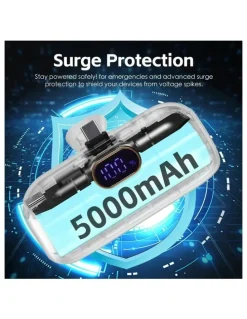 plugd Mini USB-C Fast Charge Power Bank 5000mAh 18.5W