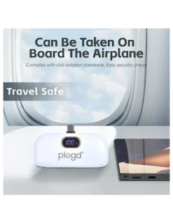 plugd Mini USB-C Fast Charge Power Bank 5000mAh 18.5W