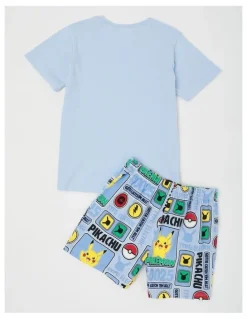 Pokemon Pokemon Pikachu Pyjama With Socks in Arctic Blue