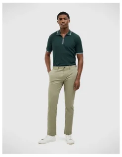 Politix Bradley Stretch Chino in Light Khaki
