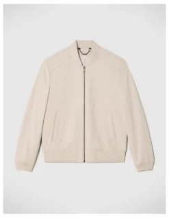 Politix Brandon Performance Bomber Jacket in Fawn